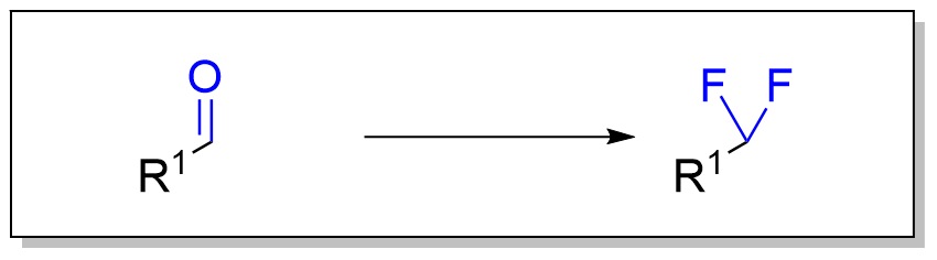 Aldehyde to difluoro