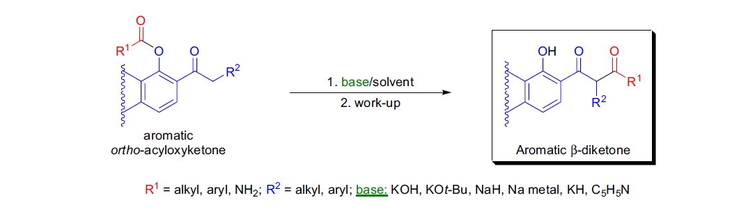 Baker-Venkataraman rearrangement overview