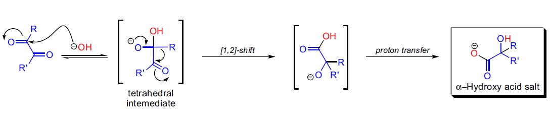 Benzilic Acid 重排反应机理