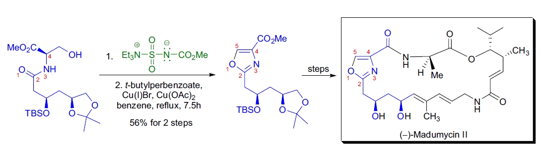 Burgess 脱水反应应用2