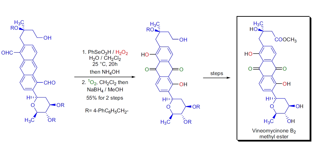 Vineomycinone B2 甲酯的合成