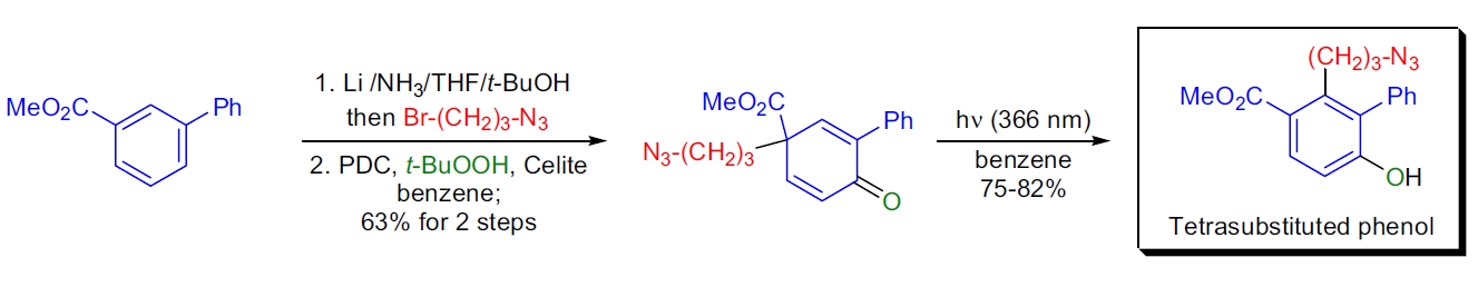 二烯酮-苯酚重排反应应用1