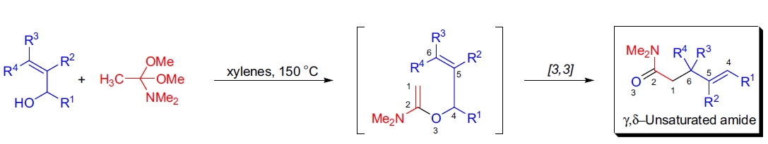 Eschenmoser-Claisen 重排示意图