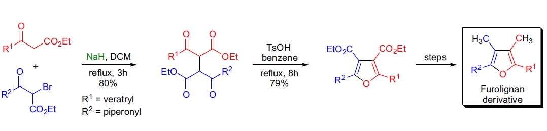 Feist-Bénary 呋喃合成应用3