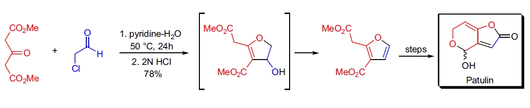 Feist-Bénary 呋喃合成应用4